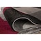 World Rug Gallery Modern Circles Soft Runner Rug 2'x10' Burgundy 100BURGUNDY2X10 - alternate 5